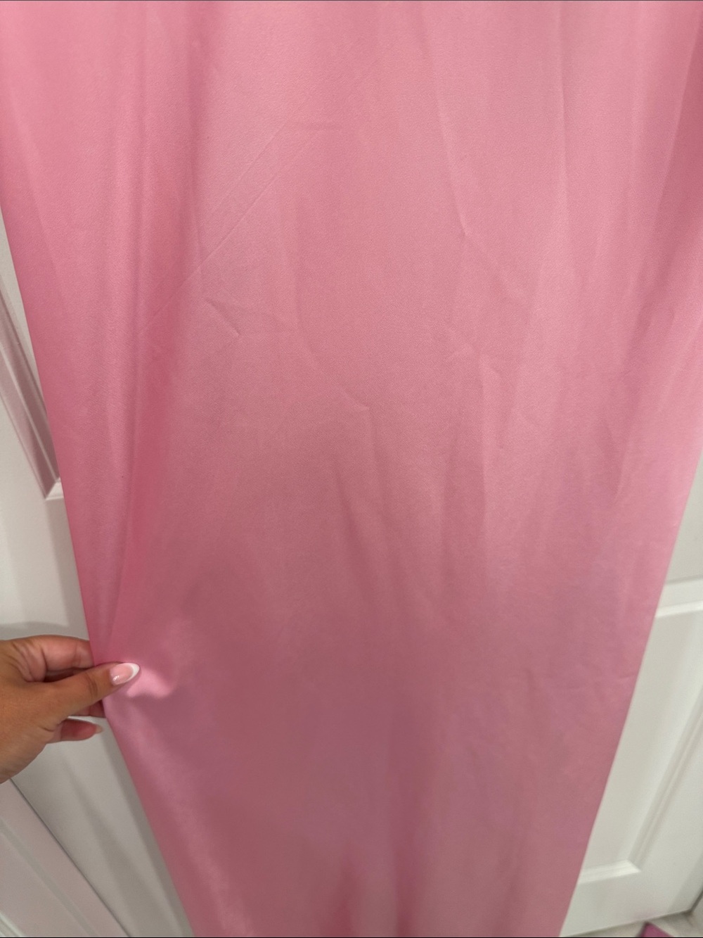 Forever 21 Pink Slip Maxi Dress with Braided Straps - Picture 3 of 7